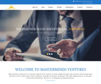 Mastermindsventures.com(MasterMinds Ventures) Screenshot