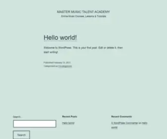 Mastermusictalent.academy(Master Music Talent Academy) Screenshot