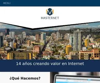 Masternet.cl(Diseño de Paginas Web) Screenshot