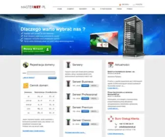 Masternet.pl(Hosting, Domeny) Screenshot