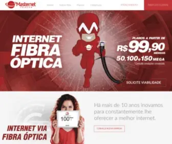 Masternetrs.com.br(Masternet Telecom) Screenshot