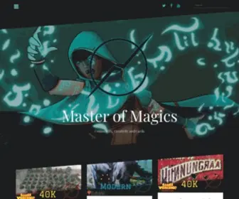 Masterofmagics.co.uk(Master of Magics) Screenshot