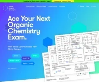 Masterorganicchemistry.com(400+ free articles on undergraduate organic chemistry topics plus free (and paid)) Screenshot