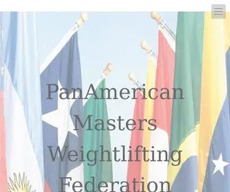 Masterpanamweightlifting.org(Home) Screenshot