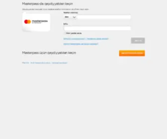 Masterpass.az(Azərbaycan) Screenshot