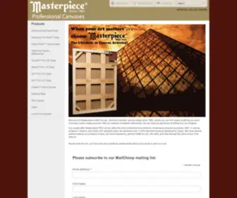 Masterpiecearts.com(Masterpiece Artist Canvas) Screenshot