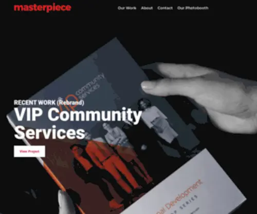 Masterpiecedesign.com(A Creative Branding Agency) Screenshot