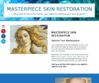 Masterpieceskinrestoration.com(Masterpieceskinrestoration) Screenshot
