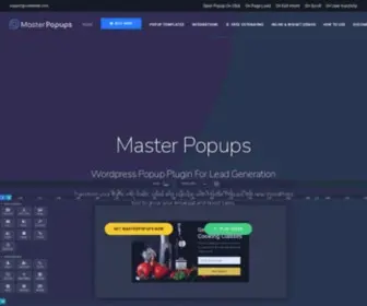 Masterpopups.com(WordPress Popup Plugin For Lead Generation) Screenshot