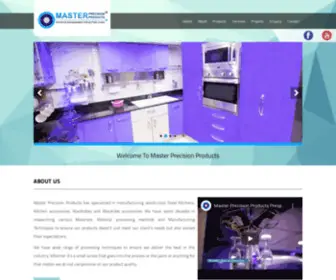 Masterprecisionproducts.com(Stainless Steel Kitchen) Screenshot