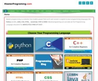 Masterprograming.com(Masterprograming) Screenshot