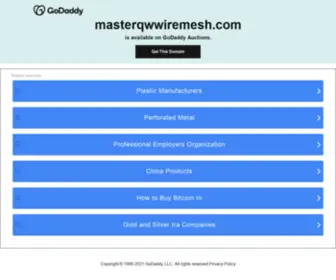 Masterqwwiremesh.com(Masterqwwiremesh) Screenshot