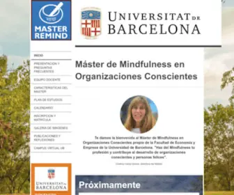 Masterremind-UB.org(Máster Remind) Screenshot
