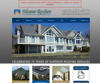 Masterroofersllc.com(Master Roofers) Screenshot