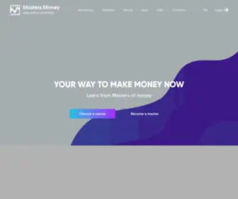 Masters.money(Online university) Screenshot