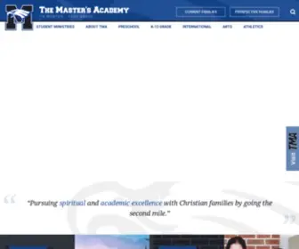 Mastersacademy.org(The Master's Academy (TMA)) Screenshot