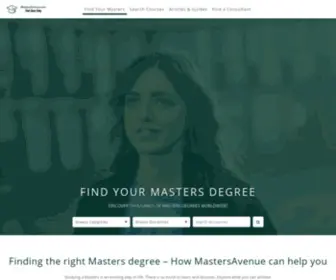 Mastersavenue.com(40,000 Masters Programmes At Your Fingertips) Screenshot