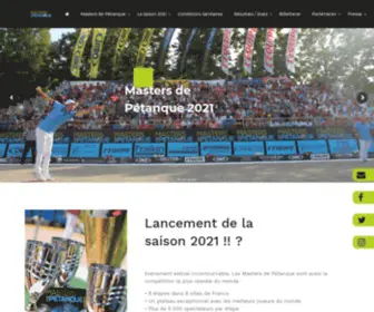 Mastersdepetanque.fr(Mastersdepetanque) Screenshot