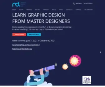 Mastersdesignlab.com(Online Diploma in Graphic Design School) Screenshot