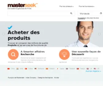 Masterseek.fr(Moteur de recherche français compagnie) Screenshot