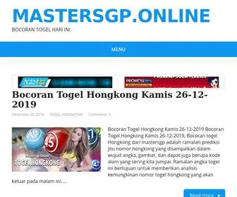 Mastersgp.online Screenshot