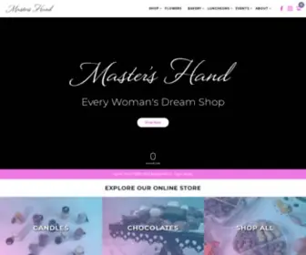 Mastershandcandles.com(Creating moments for lasting memories) Screenshot