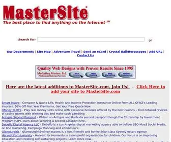 Mastersite.com(InMotion Hosting) Screenshot