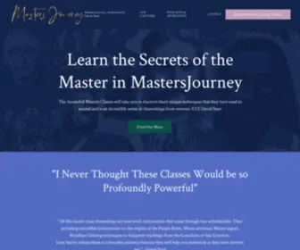 Mastersjourney.net(Ascended Masters) Screenshot