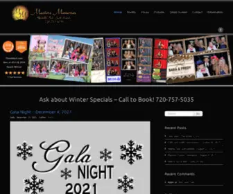 Mastersmemories.com(Affordable Photo Booth Rentals) Screenshot