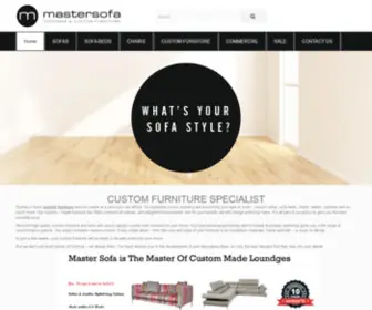 Mastersofa.com.au(Master Sofa) Screenshot