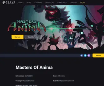 Mastersofanima.com(Mastersofanima) Screenshot