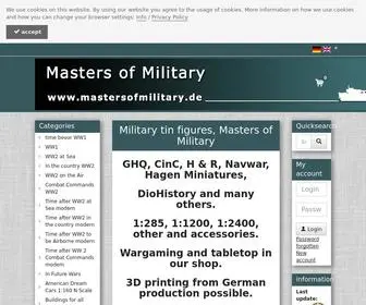 Mastersofmilitary.de(Militärische) Screenshot