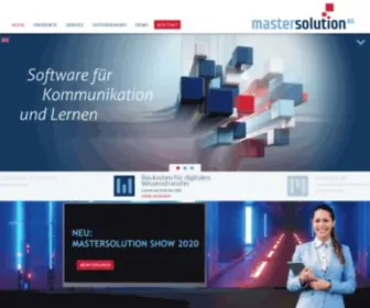 Mastersolution.de(Mastersolution AG) Screenshot