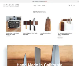 Mastersonmade.com(Masterson Made) Screenshot