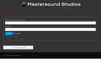 Mastersoundstudios.org(Mastersound Studios) Screenshot