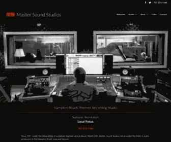 Mastersoundva.com(Master Sound Studios) Screenshot