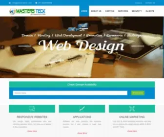 Mastersteck.com(Masters Teck) Screenshot