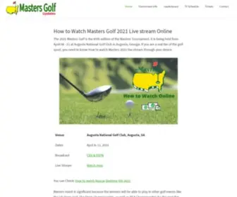 Mastersupdates.com(Masters Golf 2022 Live Stream) Screenshot