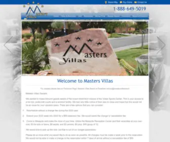 Mastersvillas.com(Master Villas) Screenshot