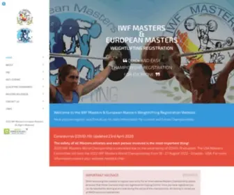 Masterswlreg.com(IWF Masters & European Masters Weightlifting) Screenshot