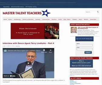 Mastertalentteachers.com(Entertainment Business Resource) Screenshot