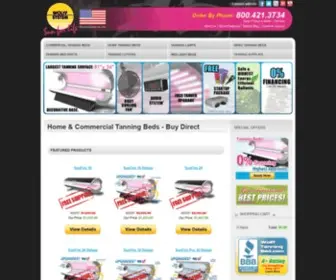 Mastertanning.com(Home & Commercial Tanning Beds) Screenshot