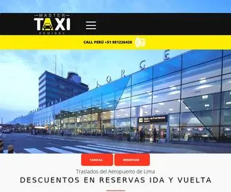 Mastertaxiremisse.com(TAXI AEROPUERTO LIMA) Screenshot