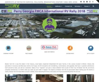 Mastertechrv.com(RV Repair Facility & Custom Services) Screenshot