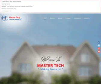 Mastertechts.com(Master Tech Technical Solutions L.L.C) Screenshot