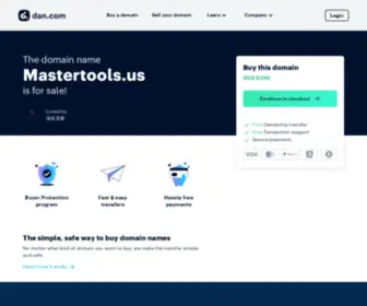 Mastertools.us(Premium Domain) Screenshot