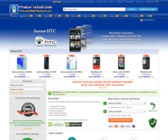 Masterunlockcode.com(Unlock Cell Phone) Screenshot