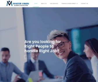 Mastervisionindia.com(Academy and HR Solutions) Screenshot