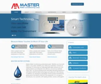 Masterwater.com(Water Conditioning Systems) Screenshot