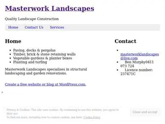 Masterworklandscapes.com(Masterwork Landscapes) Screenshot